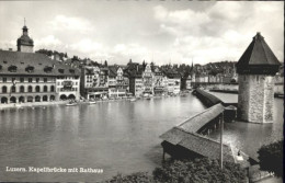 10793243 Luzern LU Luzern Kapellbruecke Rathaus  * Luzern - Other & Unclassified