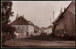 Fotografie Brück & Sohn Meissen, Ansicht Frohburg I. Sa., Partie In Der Peniger Strasse  - Orte