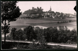 Fotografie Brück & Sohn Meissen, Ansicht Stolpen I. Sa., Blick Nach Der Stadt, Spiegelverkehrt  - Lugares