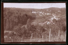 Fotografie Brück & Sohn Meissen, Ansicht Zitzschewig, Blick In Den Rietschke-Grund Mit Dem Gasthof, Spiegelverkehrt  - Lugares