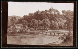 Fotografie Brück & Sohn Meissen, Ansicht Lichtenwalde, Blick Zur Mühle Und Zum Schloss Im Zschopautal  - Lugares