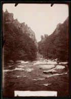 Fotografie Brück & Sohn Meissen, Ansicht Thale, Blick Auf Das Bodetor Und Kronentempel  - Lieux