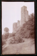 Fotografie Brück & Sohn Meissen, Ansicht Stolpen I. Sa., Blick Zum Siebenspitzenturm Des Schloss Stolpen  - Lieux