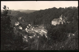 Fotografie Brück & Sohn Meissen, Ansicht Liebstadt I. Sa., Blick Auf Den Ort Mit Schloss Kuckuckstein  - Places