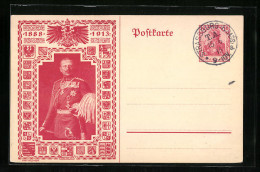 AK Kaiser Wilhelm II. In Uniform, 1888-1913, Ganzsache  - Royal Families
