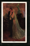 Künstler-AK Alfred James Dewey: Hochzeitspaar Im Abendrot, Wedded  - Other & Unclassified