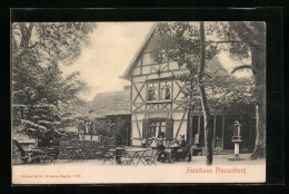 AK Plessenburg, Gasthof Forsthaus Plessenburg  - Jagd