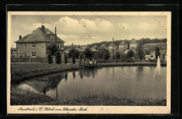 AK Auerbach I. V., Blick Vom Schrader-Park  - Auerbach (Vogtland)