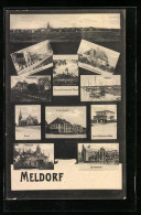 AK Meldorf, Hafen, Südermarkt Und Restaurant Zum Schloss Am Meer  - Meldorf