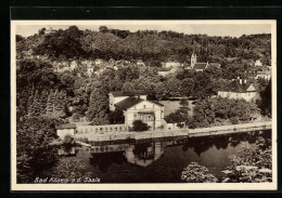 AK Bad Kösen A. D. Saale, Blick Auf Den Ort übers Wasser  - Bad Koesen