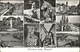 10792000 Basel BS Basel Mittlere Rheinbruecke Martins Kirche  Zoologischer Garte - Autres & Non Classés