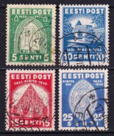 1936. Estonia. Pirita Nunnery. Used. Mi. Nr. 120-23. - Estonie