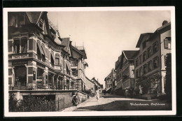 AK Walzenhausen, Dorfstrasse Mit Glas- Und Porzellangeschäft  - Walzenhausen