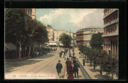 CPA Alger, La Rue Dumont-d`Urville, Vue De La Rue  - Algiers