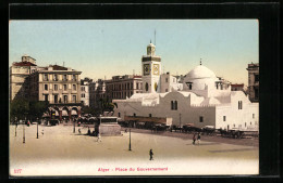 CPA Alger, Place Du Gouvernement  - Algerien