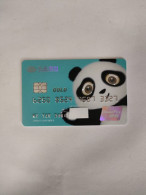 China,panda,(1pcs) - Cartes De Crédit (expiration Min. 10 Ans)