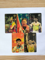 China, Sydney Olympics, (5pcs) - Cartes De Crédit (expiration Min. 10 Ans)