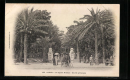 CPA Alger, Le Square Bresson - Entrée Principale  - Algiers