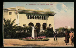 CPA Casablanca, La Poste Et Le Cadran Solaire  - Casablanca