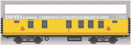 Spain Espagne Spanien 2018 25th Anniversary Of The Last Post Train Stamp MNH - Treinen