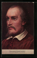 Künstler-AK Portrait Von William Shakespeare, Englischer Dramatiker, Lyriker Und Schauspieler  - Schrijvers