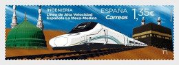 Spain Espagne Spanien 2018 Spanish Express Line Mecca - Medina Train Stamp MNH - Treinen