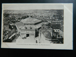 CARTE PRECURSEUR 1900                VUE PANORAMIQUE DE SENS  COTE OUEST             LE MARCHE COUVERT - Sens