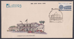 Inde India 1993 Special Cover Dakiana Stamp Exhibition, Humayun's Tomb, Mughal Muslim Architecture, Pictorial Postmark - Brieven En Documenten