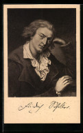Künstler-AK Portrait Schiller 1786 In Denkerpose  - Schrijvers