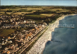 72489604 Haffkrug Ostseebad Fliegeraufnahme Mit Strand Gleschendorf - Scharbeutz