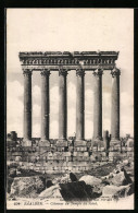 AK Baalbek, Colonnes Du Temple Du Soleil  - Libanon