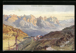 Künstler-AK Edward Harrison Compton: Herzogstand, Blick Auf Das Karwendel-Gebirge  - Otros & Sin Clasificación