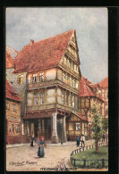 Künstler-AK Charles F. Flower: Hildesheim, Das Pfeilerhaus  - Other & Unclassified