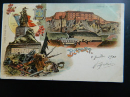 CARTE PRECURSEUR 1900                BOURG             SOUVENIR DE BOURG         MULTIVUES - Andere & Zonder Classificatie