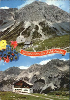 72488984 Pfeishuette Mit Stempeljochspitze Und Praxmarerkar Kaskar Und Sonntagsk - Altri & Non Classificati