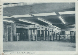 Cr528 Cartolina Firenze Citta' Stazione Di S.m.n. Lato Arrivi 1947 - Firenze