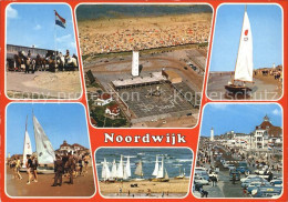 72487829 Noordwijk Aan Zee  Fliegeraufnahme Strand Segelboote  - Autres & Non Classés