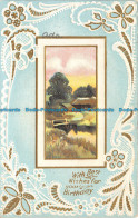 R103459 With Best Wishes For Your Birthday. Birthday Greeting Card. 1910 - Wereld