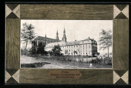 AK Prüm, Königliches Gymnasium Mit Der Salvatorkirche  - Pruem