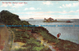 R102366 The Old Pier. Weston Super Mare. Coulstings Series. 1905 - Wereld