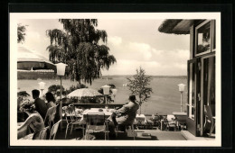 AK Berlin-Wannsee, Terrassencafe Mit Seeblick  - Wannsee