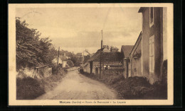 CPA Marcon, Route De Beaumont, La Lucerie  - Other & Unclassified