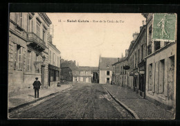 CPA Saint-Calais, Rue De La Croix De Fer  - Saint Calais