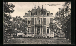 CPA La Ferte-Bernard, Route De Paris, Villa De Ville, Facade  - La Ferte Bernard