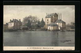 CPA La Fleche, Moulin Sur Le Loir  - La Fleche