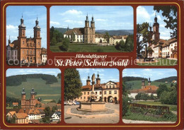 72487436 St Peter Schwarzwald Kirche Brunnen  St. Peter - St. Peter