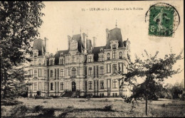 France 1913 Postcard Lué Maine-et-Loire, Tuffière Castle - Mont De Marsan