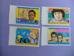 55 REPUBLIQUE TCHAD - CHAD 1979 / AÑO INTERNACIONAL De La INFANCIA / YVERT 365 / 368 MNH - Tsjaad (1960-...)