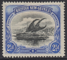 PAPUA (BNG) 1901-05 2.1/2d BLACK AND ULTRAMARINE  LAKATOI  STAMP  SG.12 MH. - Papua New Guinea