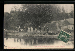 CPA Neufchatel-en-Saosnois, Etang De La Breteche  - Andere & Zonder Classificatie